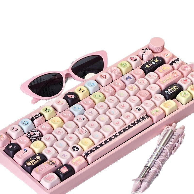 Shugo Chara Key Cap MOA Thème hautement personnalisé Sublimation à cinq faces personnalisée PBT Me