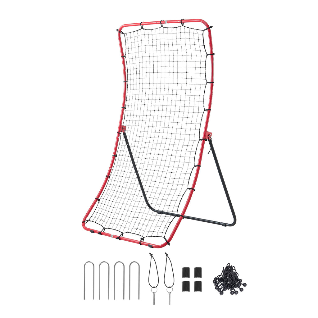 Baseball Softball Rebonder Net 4 X 5,5 Ft Pitch Back Trainer