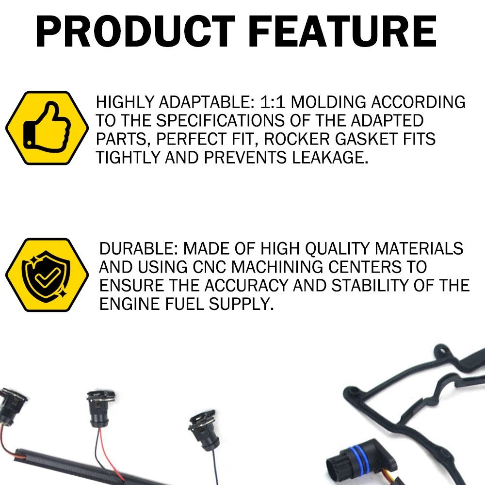 AMR6103 Câblage de l'injecteur de carburant Loom et joint Rocker pour Land Rover Defender Td5