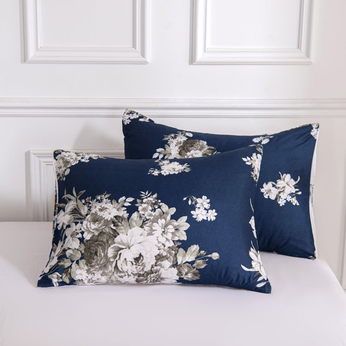 Cross Border AB Style Floral Imprimé Couvercle Couvercle Set Un frais et élégant