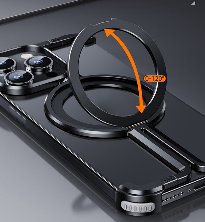 Airbag métallique anti-retour Shell Phone Case Protective Shock Absorption Aéronautique Grade Alumin