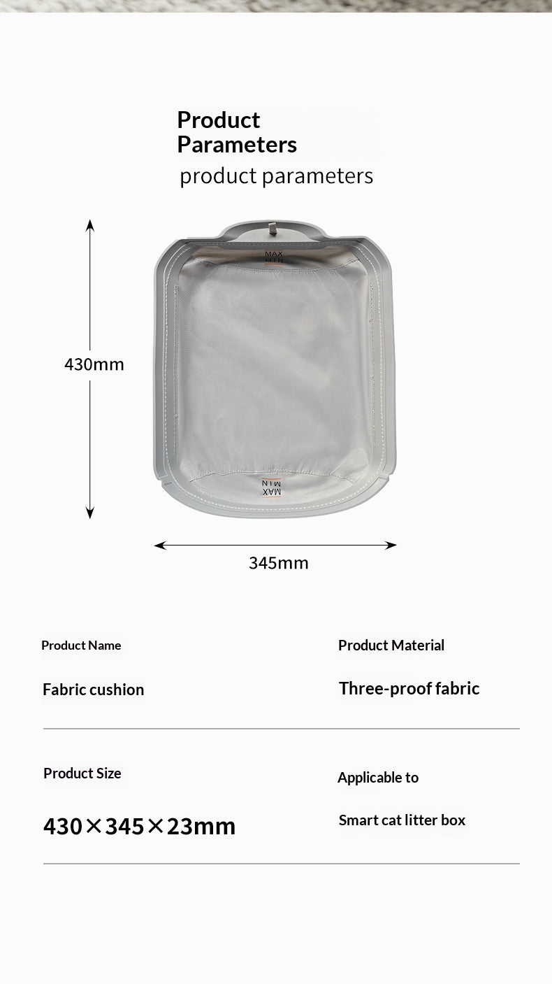 Épaisseur imperméable résistant à l'odeur Non-dérapant Triple-Shield Pad pour Smart Litter Box