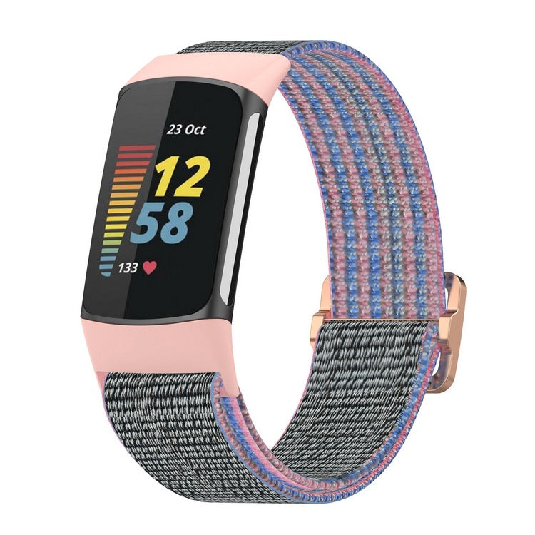 Bande de montre tissée en nylon élastique avec Shell