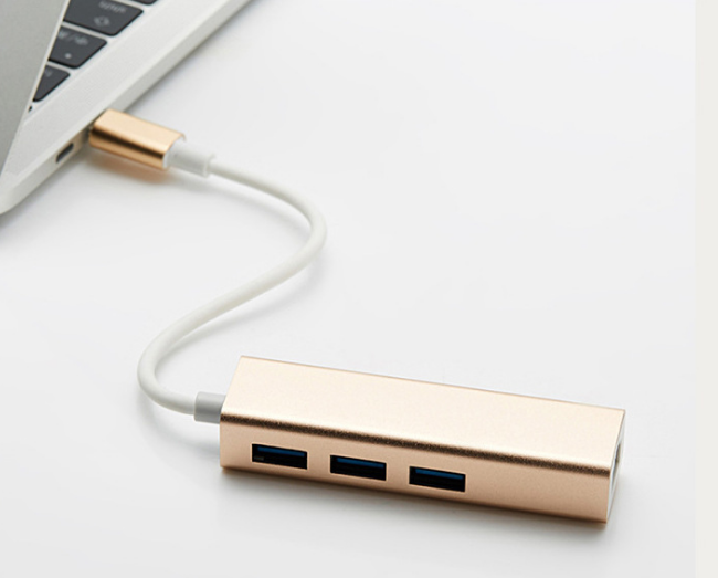 8152 USB à RJ45 Type-c carte adaptateur câble USB3.0 HUB moyeu d'entraînement rapide gratuit