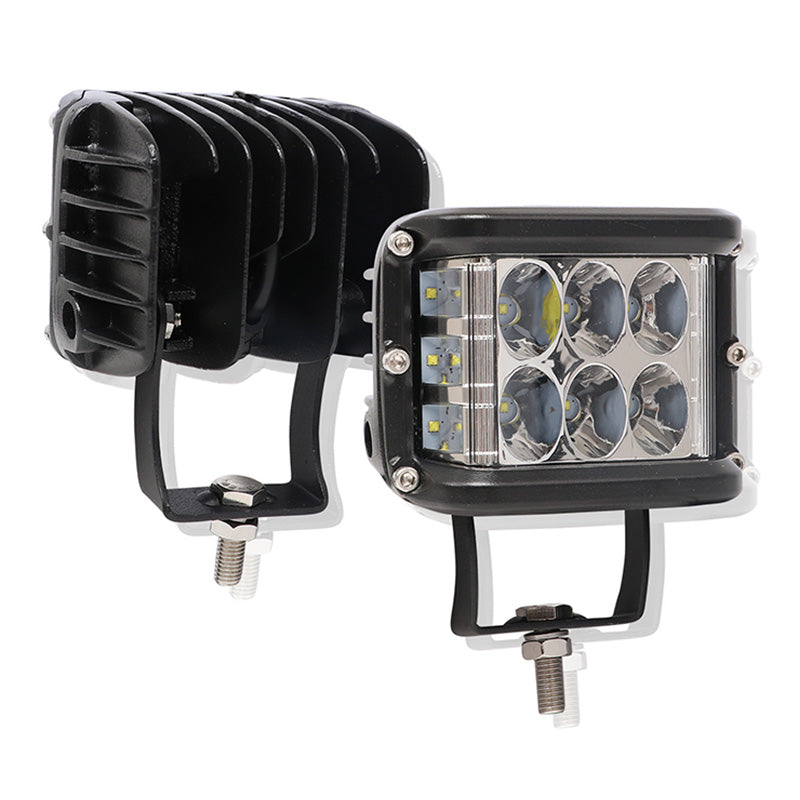 Projecteur lumineux à trois faces LED automobile