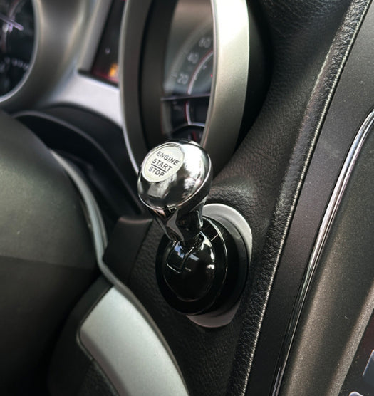 Bouton de départ de voiture tout-métal de style bille à une touche