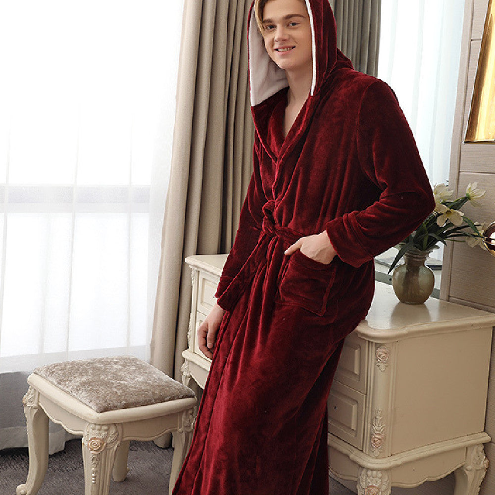 Pyjama de toilettage en velours gras pour hommes