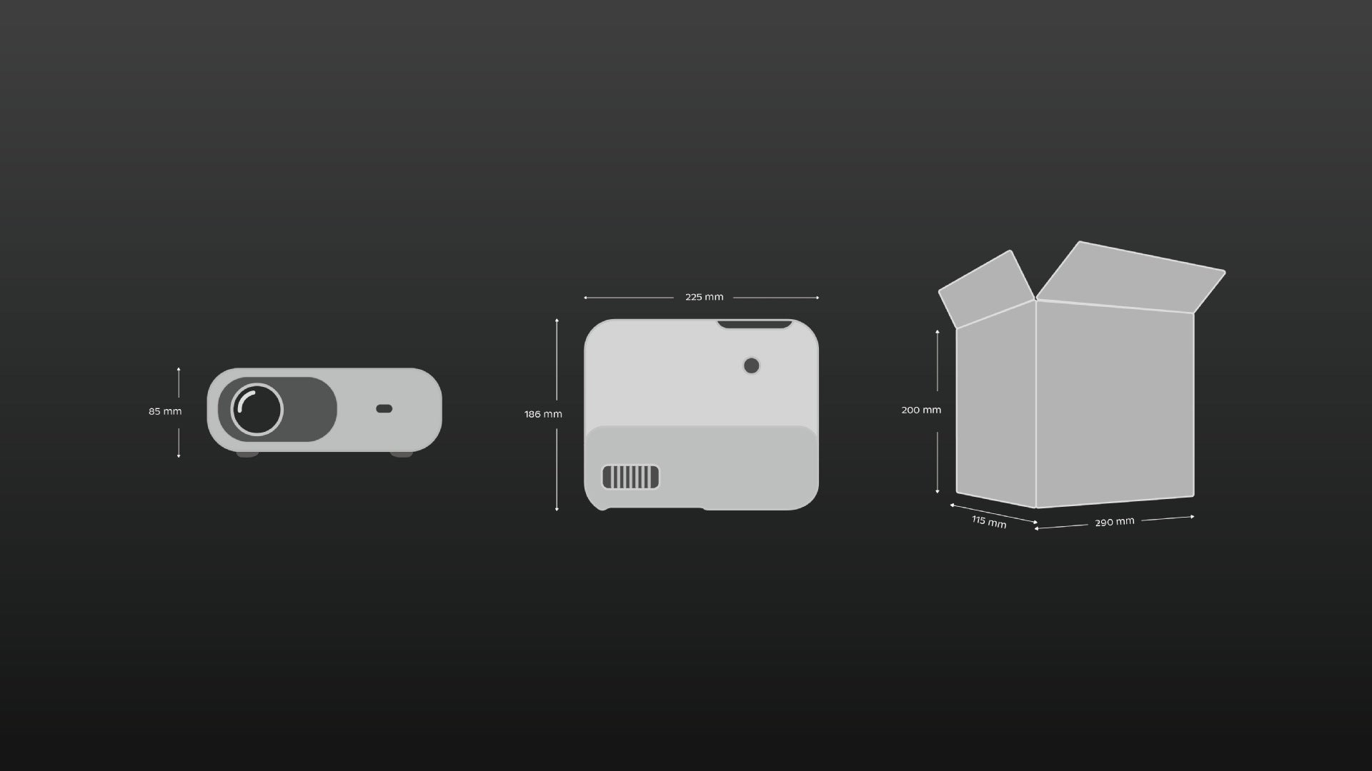 Maison Portable même écran avec projecteur de téléphone mobile WiFi HD 1080p projecteur
