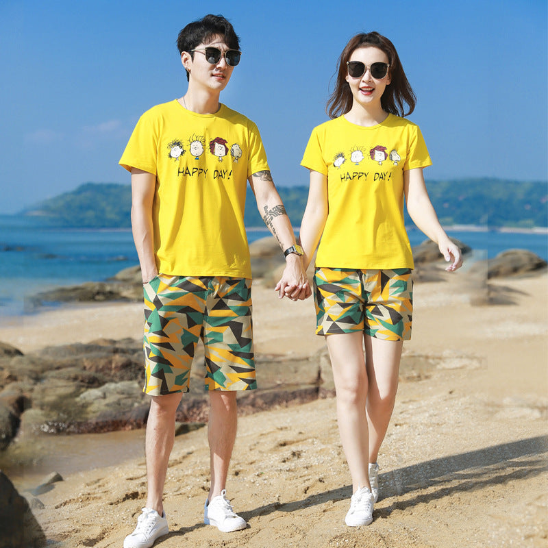 Short-sleeved T-shirt, parent-child outfit