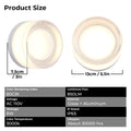 LED Wall Sconce Creative Round Glass Lighting Indoor Wall Mounted Lampe Plafond Lig