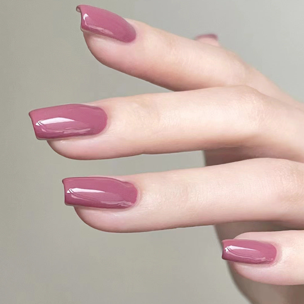 Stickers 24 Petit Nail carré En violet