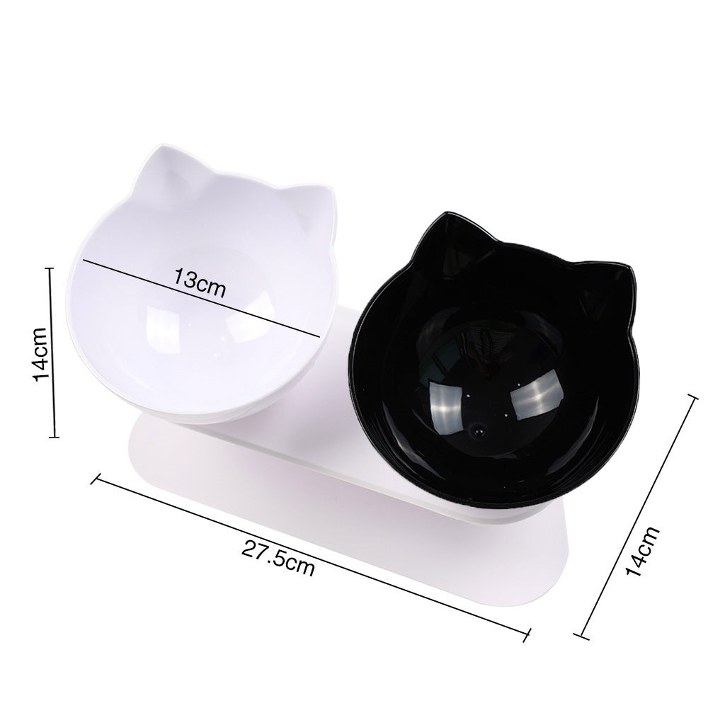 Kitten Bowl Pet Cervical Support Food Basin