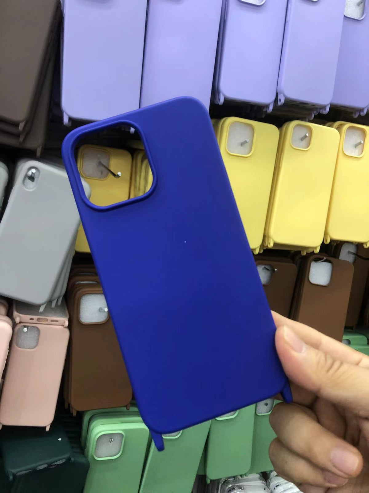 Étui de téléphone souple en Shell doublé de peau
