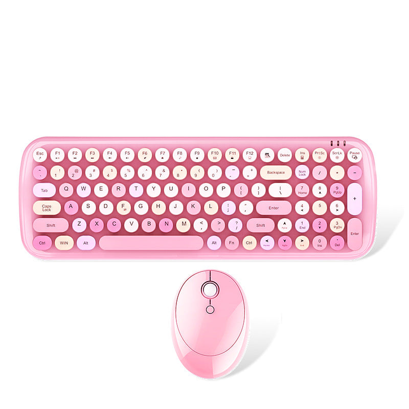 Couleur rouge à lèvres filles punk clavier