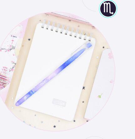 Stylo à gel à séchage rapide 12 constellations