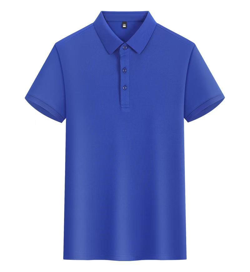 Faites des uniformes d'entreprise à manches courtes avec un collier tournant