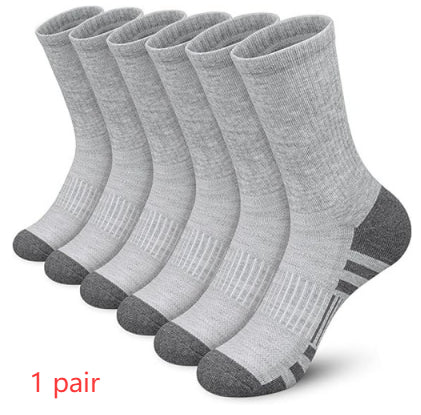 Chaussettes athlétiques assortis de couleur Plus taille Basketball Mid Tube coton respirant