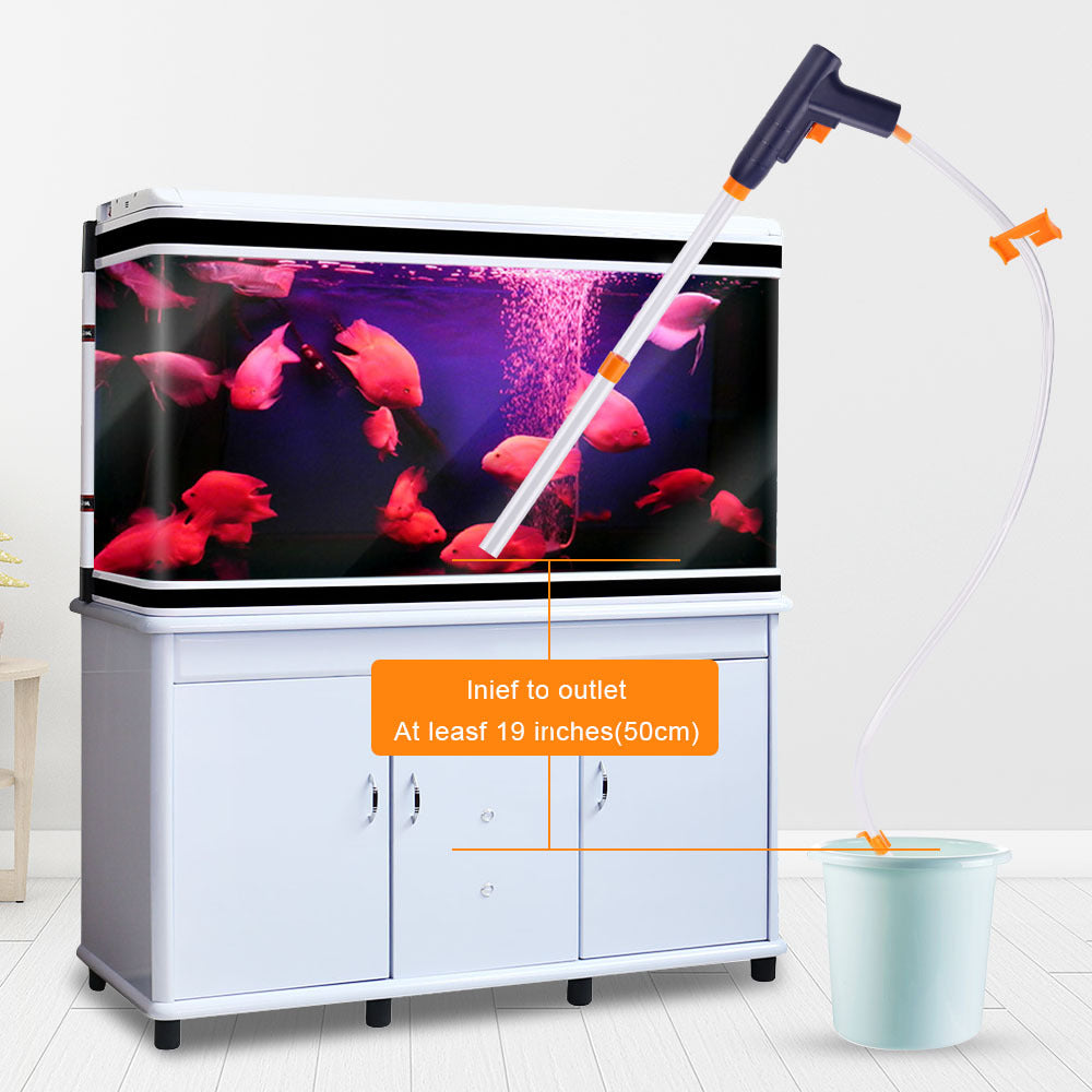 Fish Tank Water Changer Water Change Pipe Pompe Eau Laver Sable Toilette