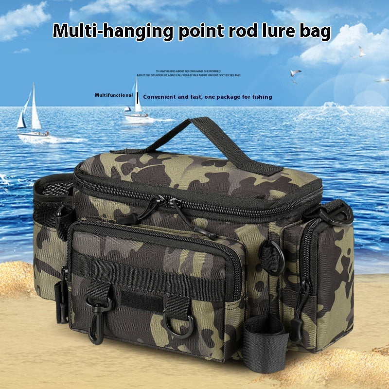 Grand Capacité Multifonctionnel Insertion Pole Lure Waist Bag