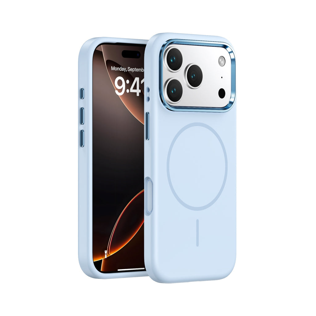 Métal Grand trou magnétique peau sentir tout-inclus Case téléphone