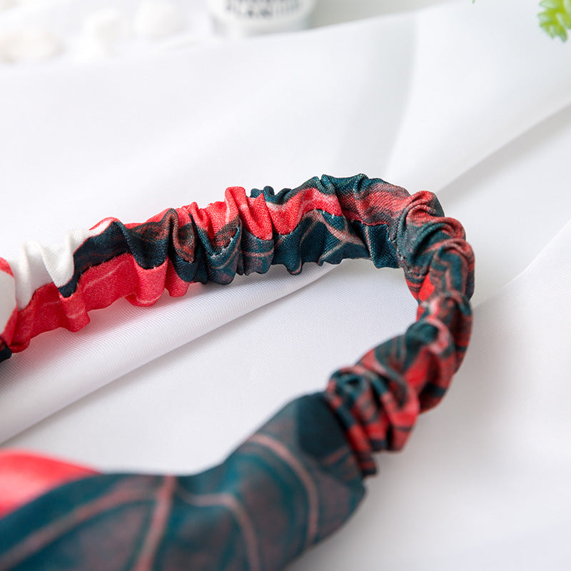 Cheveux croisés de la feuille de banane avec bandeau