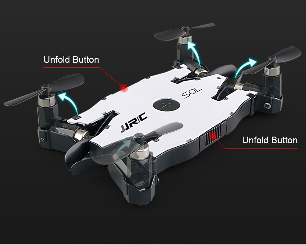 JJRC JJR / C H49 SOL Ultrafine Wifi FPV Selfie Drone 720P caméra automatique pliant bras Mai