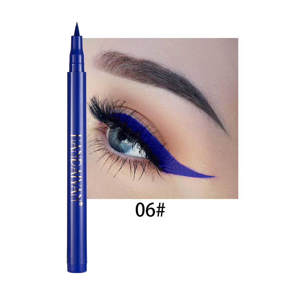 La peinture de couleur bricolage n'est pas facile à masquer Eyeliner mat