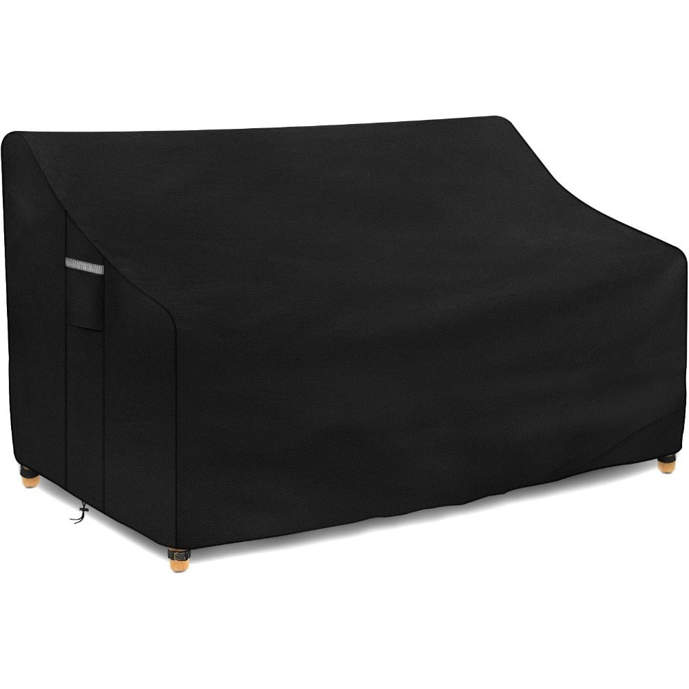 Couverture de protection pour un banc de jardin 2 places - robuste et durable pour les meubles d'extérieur -