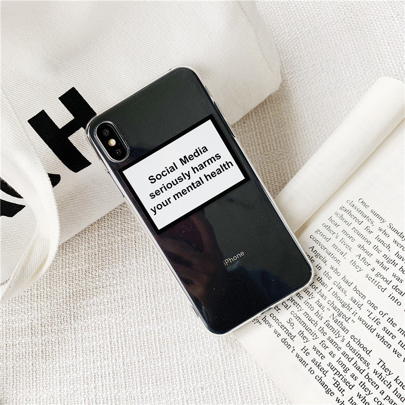 Étui de téléphone pour l'étiquette de vent de givre