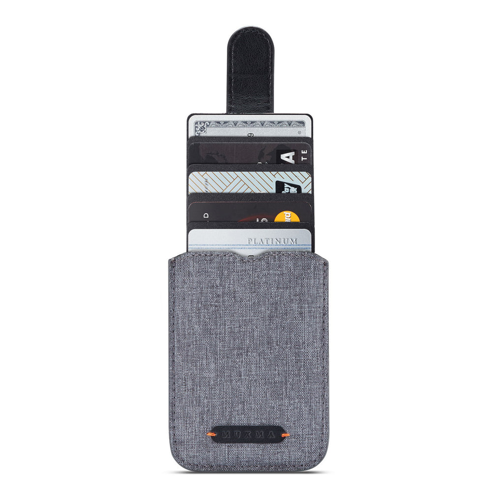 MUXMA 5 carte Carte en toile Mini étui de téléphone