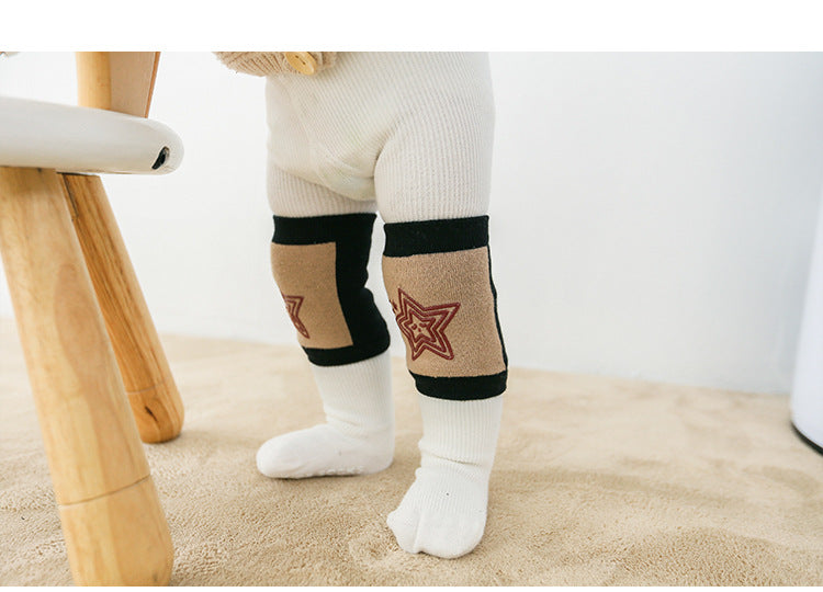 Printemps et été bébé à chevaucher la protection d'automne apprendre à marcher Bump Proof Crawling Knee Cov