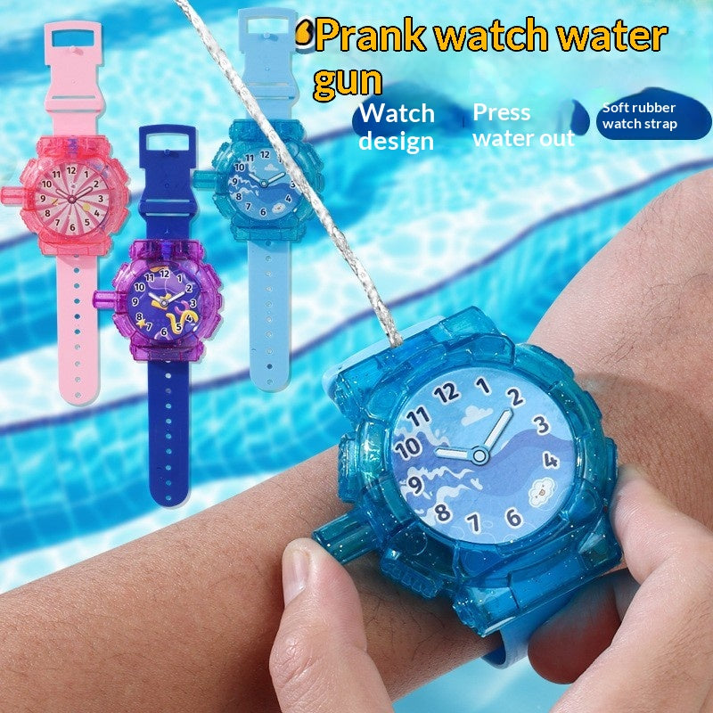Mini montre enfant Nouveauté été jeu d'eau Squirt Gun Street-stall Toy