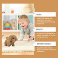 Jouet en peluche électrique mignon chien