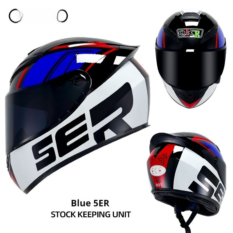 Moto Hiver Personnalité Casque de moto