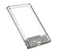 Boîte de disque dur transparente