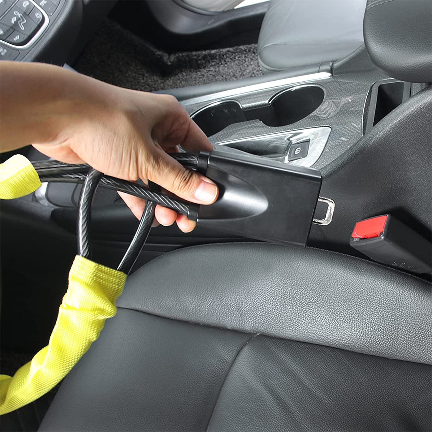 Volant de voiture Rope de roue de câble serrure de sécurité antivol