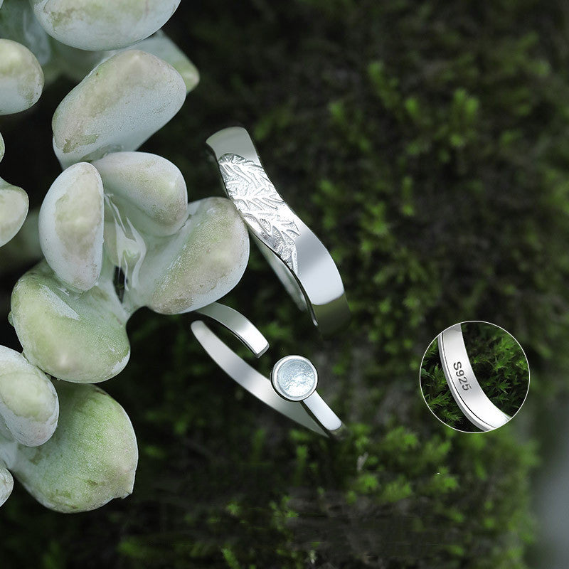 Petite bague design Jianjia Bailu Lovers