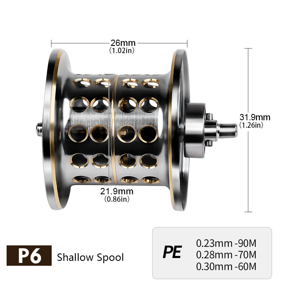 Bobine de spinning de lure à longue diffusion avec l'alarme d'ajustement de Drag