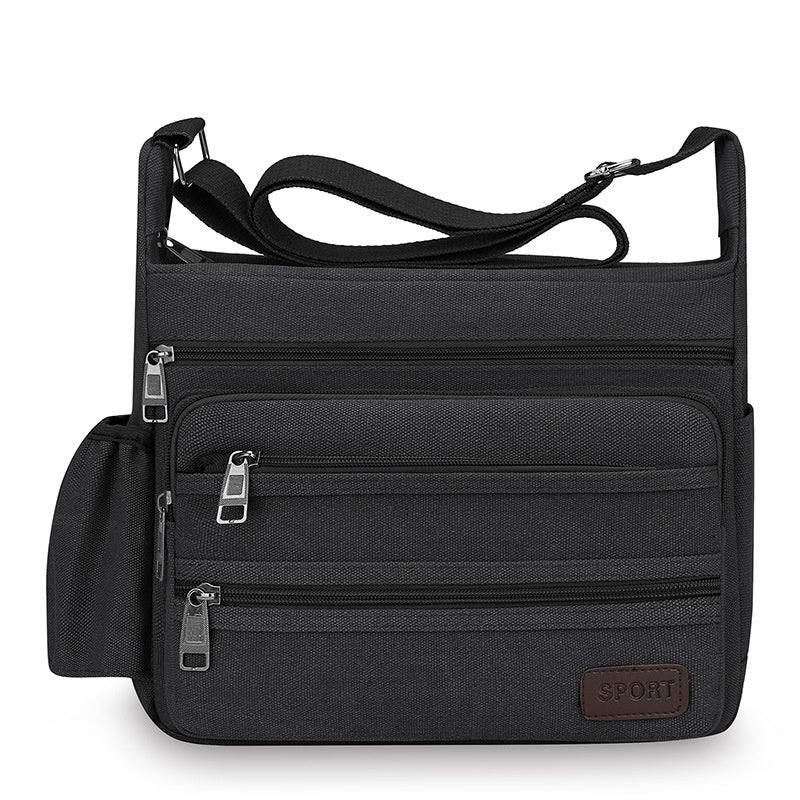 Multifonctionnel Loisirs Grand dispositif de rangement Toile Crossbody sac de voyage