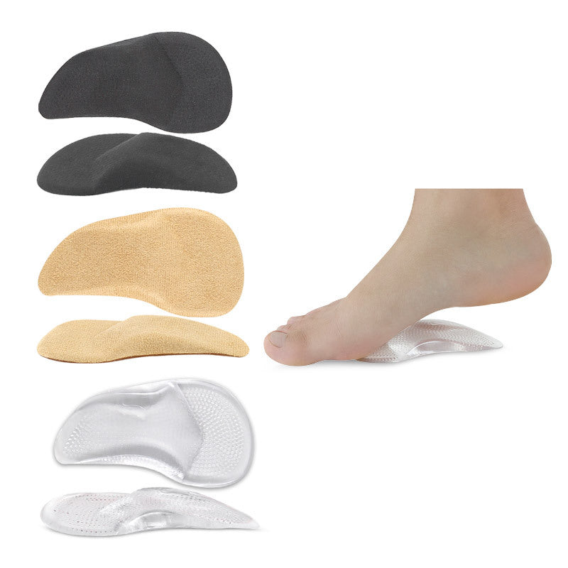 Transparent Soft Arch Support Correction Pied plat Pes Cavus Semelle Orthopédique