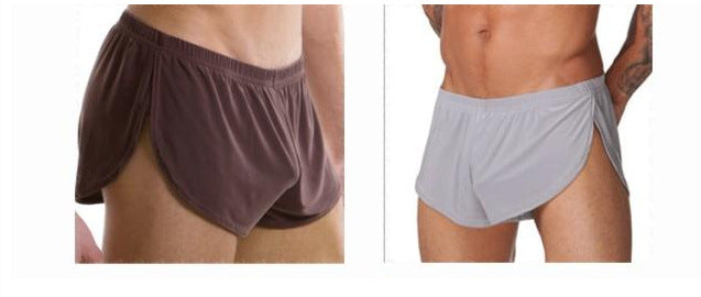 Sous-vêtements pour hommes Silky Round Edge Sports Sous-vêtements Accueil Short