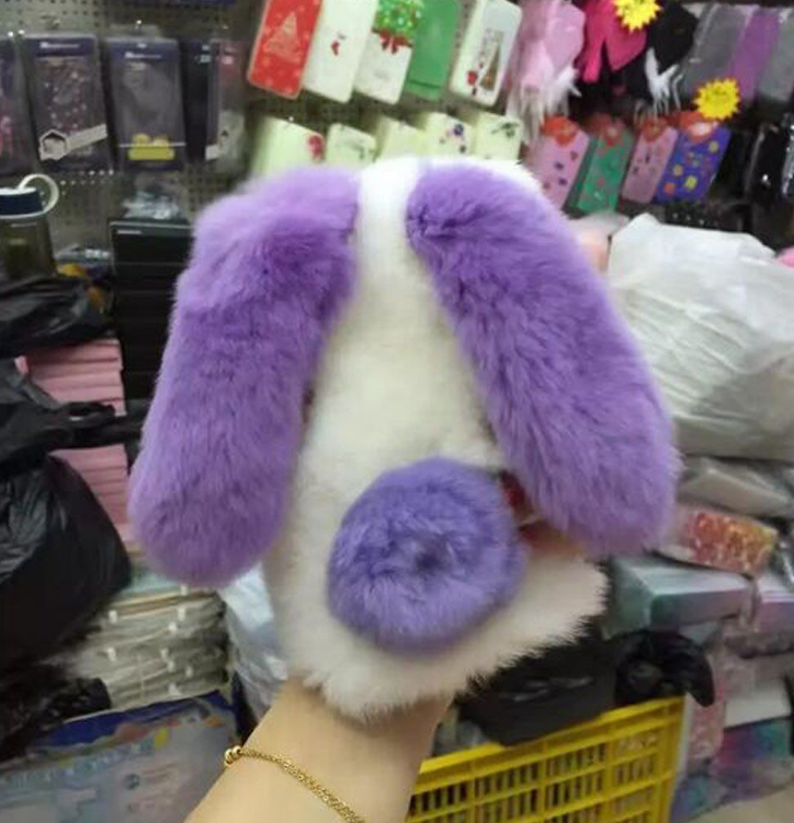 Cas de téléphone en silicone pour lapin de lapin