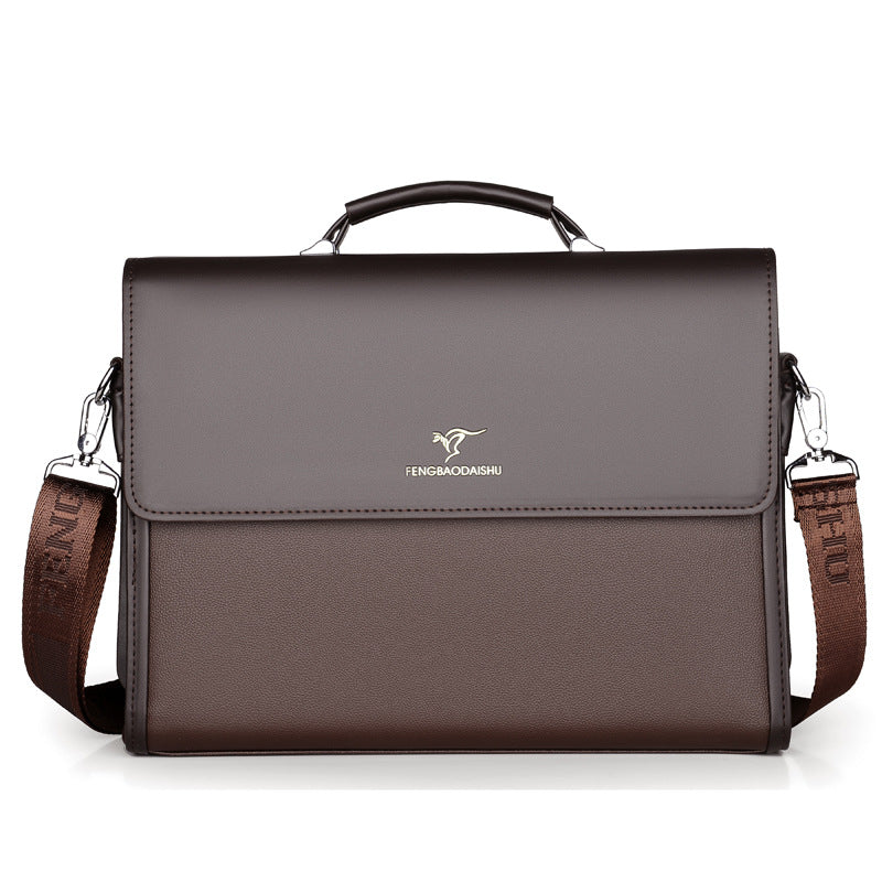 Porte-documents en cuir horizontal pour hommes