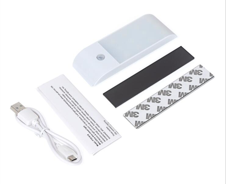 Lumière de nuit rechargeable du capteur