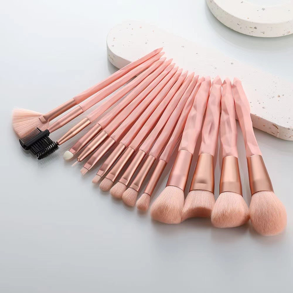 Ensemble complet de brosse de maquillage Blush de la laine d'ombre de la Fondation