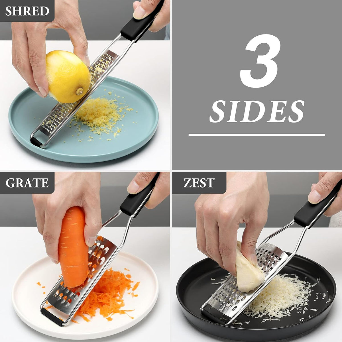 Ensemble de 3 plaquettes de citron zester