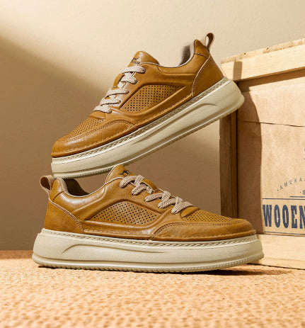 Hommes Mesh-panel Sneakers Summer Style Casual Et respirant