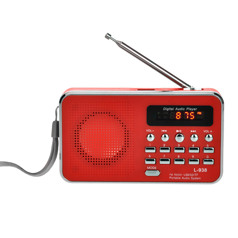 Multi-fonction carte radio portable mémoire MP3 lecteur de musique petite enceinte