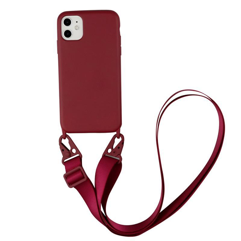 Cas de téléphone à élingue en silicone