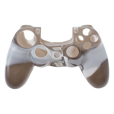 Camouflage Silicone Protection antidérapante Cas de peau Green Style Joystick Case pour PS4 Contr